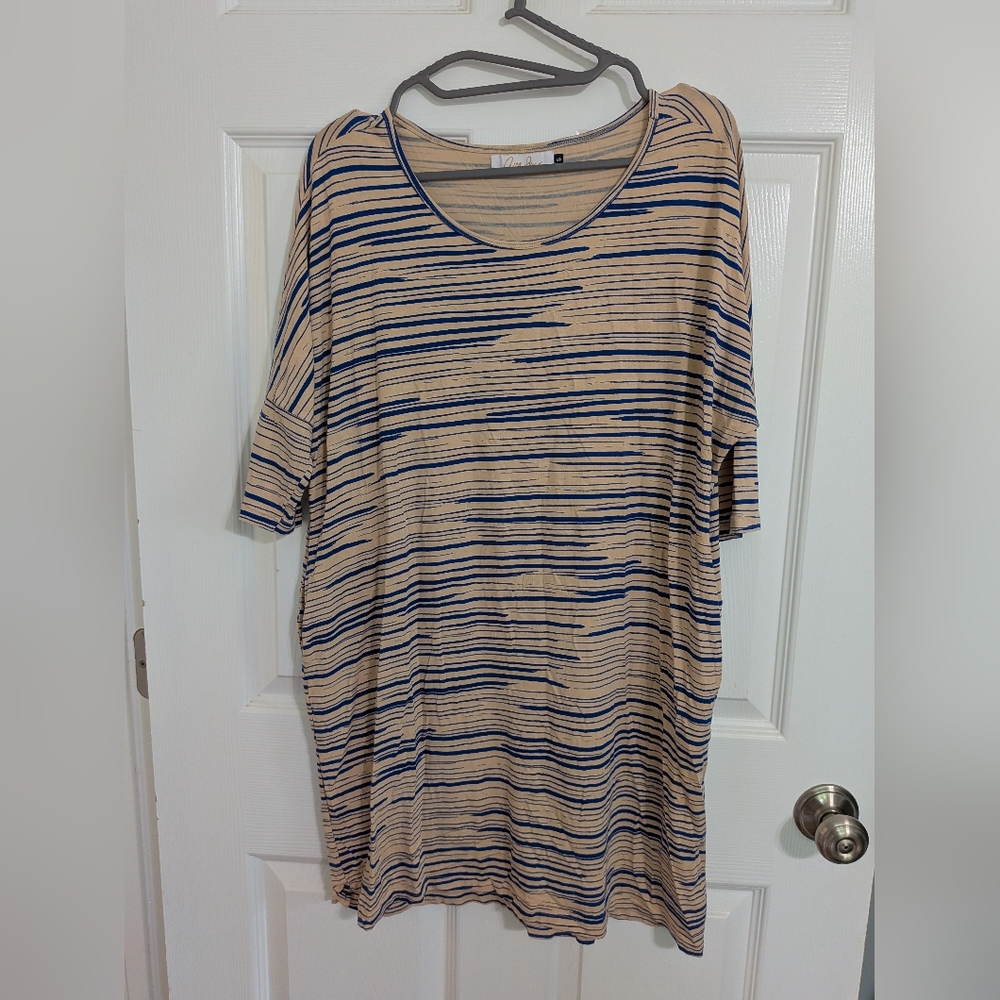 Ava Sky Women's T-shirt Dress Size Small